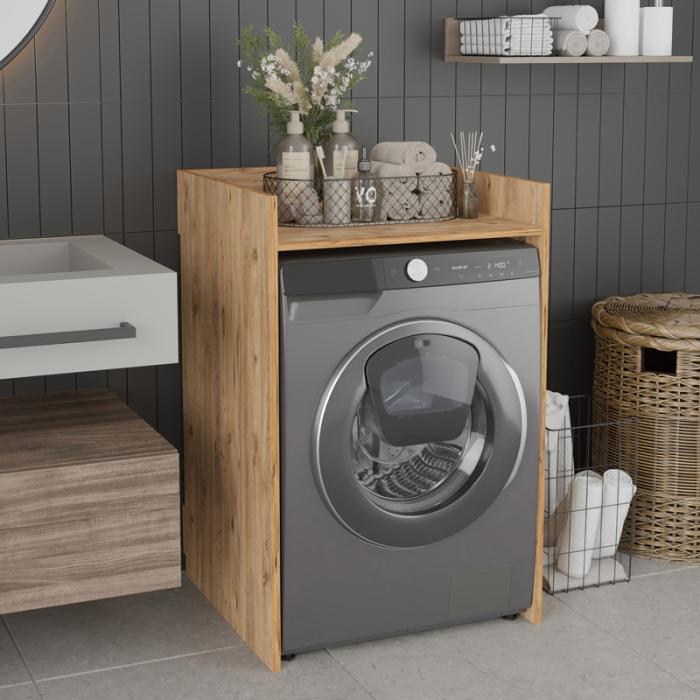Έπιπλο πλυντηρίου Cuci σε oak απόχρωση 60x62x99εκ