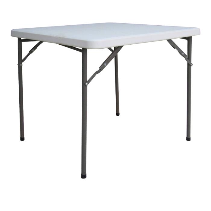 Τραπέζι catering Comfort πτυσσόμενο σε λευκή απόχρωση 80x80x74εκ