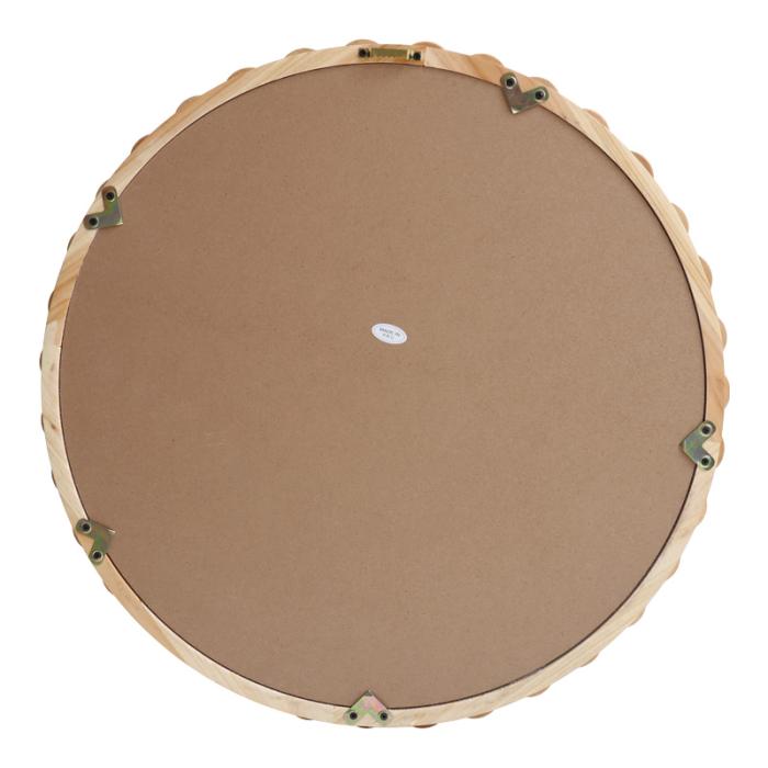 Καθρέπτης Specio  ξύλο σε φυσική απόχρωση Φ60x4.5εκ