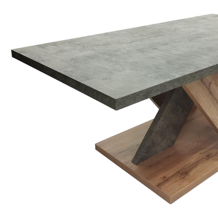 Τραπέζι σαλονιού Solange  σε γκρι-sonoma απόχρωση 110x55x47.5εκ