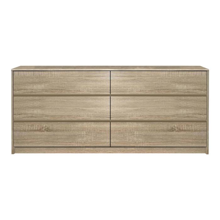 Συρταριέρα Kuanger mdf σε φυσική απόχρωση 120x40x70εκ