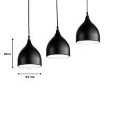 Φωτιστικό οροφής Perce I  μαύρο μέταλλο 50x17x120εκ