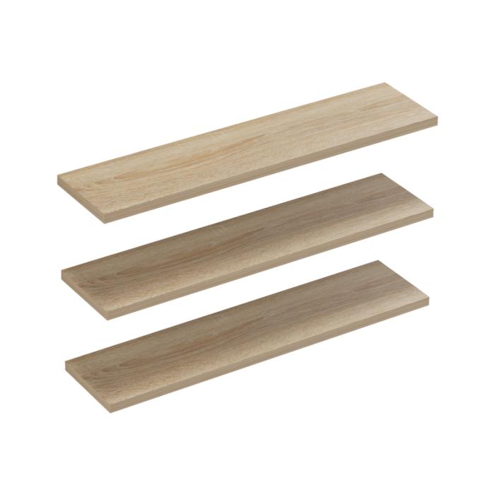 Ραφιέρα τοίχου Divar σε sonoma απόχρωση 60x14.5x1.8εκ