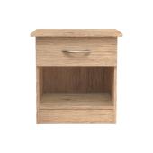 Κομοδίνο Kona  σε oak απόχρωση 40x34x42εκ