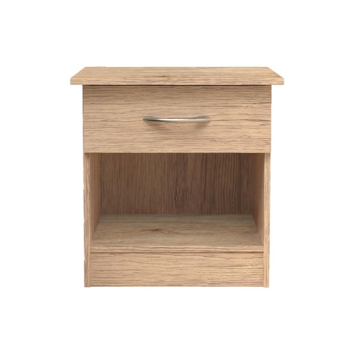 Κομοδίνο Kona  σε oak απόχρωση 40x34x42εκ