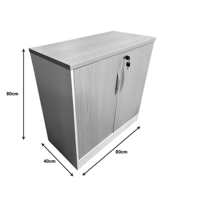 Ντουλάπι γραφείου Armadi  σε sonoma-λευκή απόχρωση 80x40x80εκ