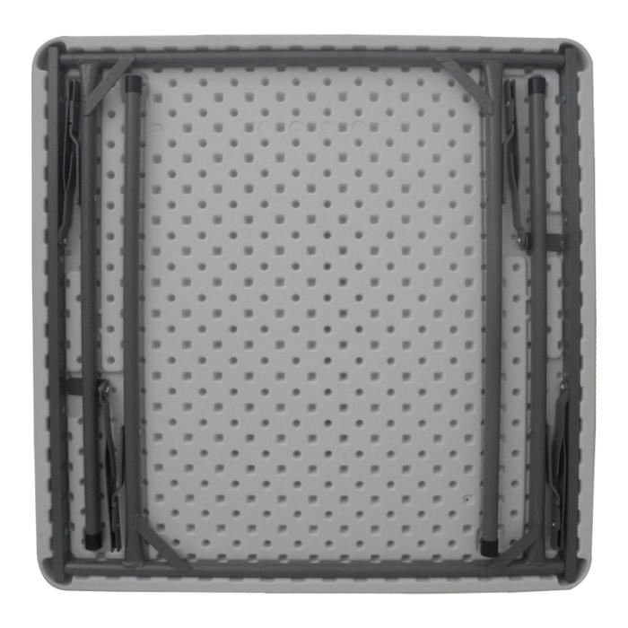 Τραπέζι catering Comfort πτυσσόμενο σε λευκή απόχρωση 80x80x74εκ