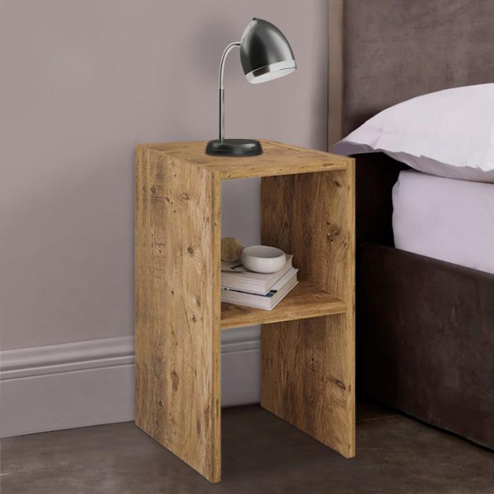 Κομοδίνο Deseo σε oak απόχρωση 30x30x60εκ