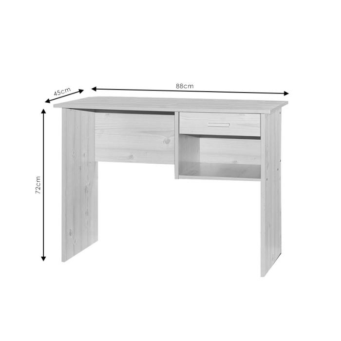 Γραφείο εργασίας με συρτάρι Michael  wenge 88x45x72εκ