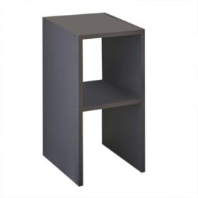 Κομοδίνο Deseo  σε ανθρακί απόχρωση  30x30x60εκ