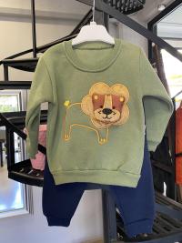 Σετ βρεφικές φόρμες φούτερ λιονταράκι