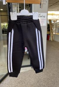 Παιδική φόρμα παντελόνι black double lines