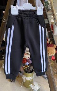 Παιδική φόρμα παντελόνι black double lines