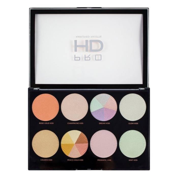 MakeUp Revolution Pro HD Amplified Palette 8 Highlighter - Glow Getter