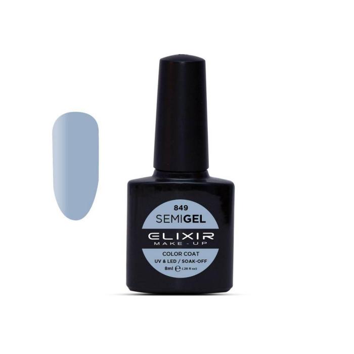 Ημιμόνιμο Βερνίκι Νυχιών Elixir 8ml Νο849