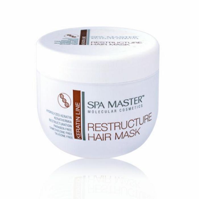 Μάσκα Μαλλιών Ολικής Αναδόμησης SPA MASTER με Κερατίνη 500ml