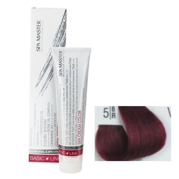 Βαφή Μαλλιών Σωληνάριο Spa Master Cream Color 100ml No5.6 Light Red Brown