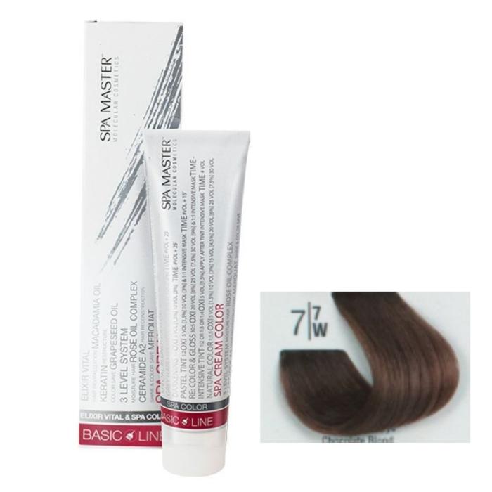 Βαφή Μαλλιών Σωληνάριο Spa Master Cream Color 100ml No7.7 Chocolate Blond