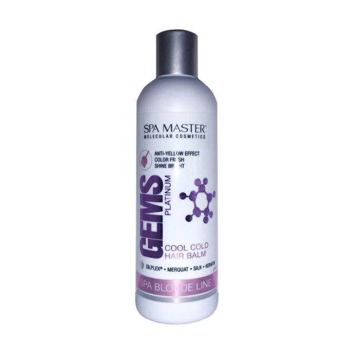 Κρέμα Μαλλιών Silver Spa Master Gems Platinum Cool Cold Balm Κατά του Κιτρινίσματος 330ml