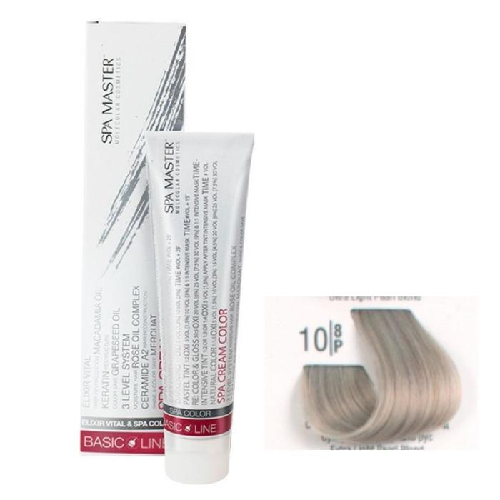 Βαφή Μαλλιών Σωληνάριο Spa Master Cream Color 100ml No10.8 Extra Light Pearl Blond