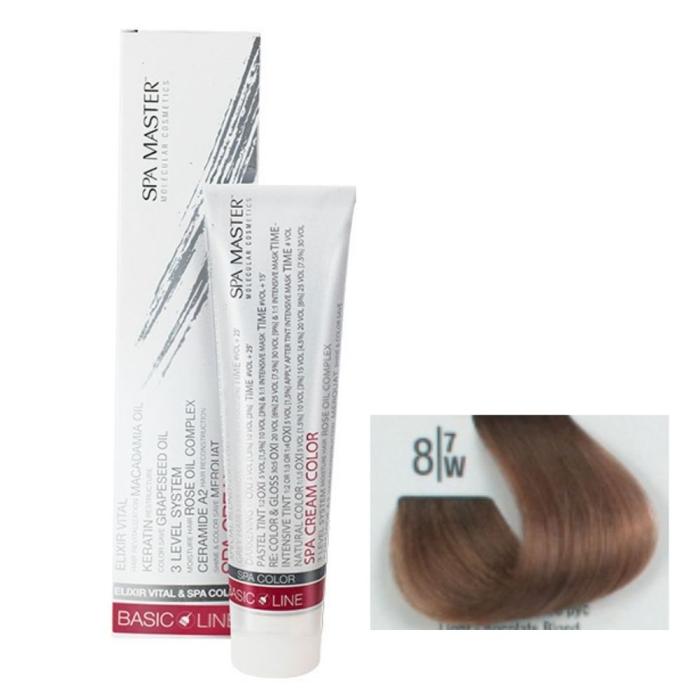Βαφή Μαλλιών Σωληνάριο Spa Master Cream Color 100ml No8.7 Light Chocolate Blond
