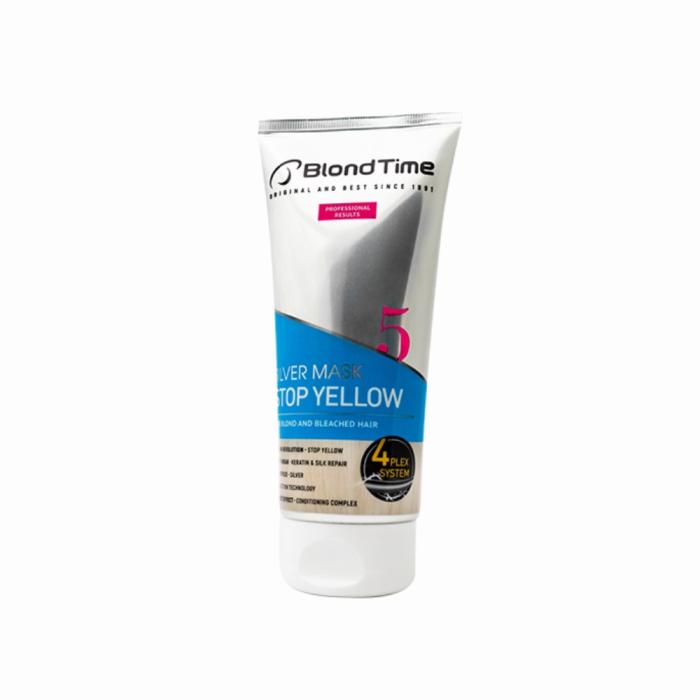 Silver Μάσκα Μαλλιών Blond Time Stop Yellow No5 κατά του Κιτρινίσματος των Ξανθών Μαλλιών - 200ml