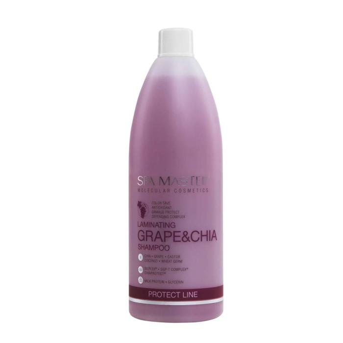 Σαμπουάν Laminating Προστασία Βαμμένων Μαλλιών SPA MASTER με Σταφύλι και Chia 970ml
