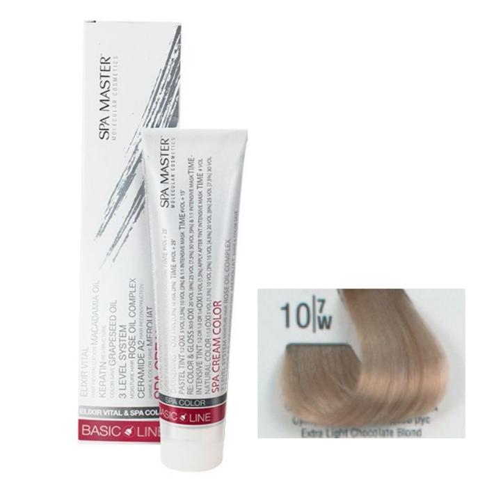 Βαφή Μαλλιών Σωληνάριο Spa Master Cream Color 100ml No10.7 Extra Light Chocolate Blond