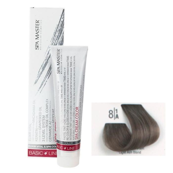 Βαφή Μαλλιών Σωληνάριο Spa Master Cream Color 100ml No8.1 Light Ash Blond