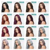 Leganza Coloring Conditioner - Μαλακτική Κρέμα Μαλλιών με Χρώμα Χωρίς Αμμωνία 150ml No50 Bordeaux/Μπορντό