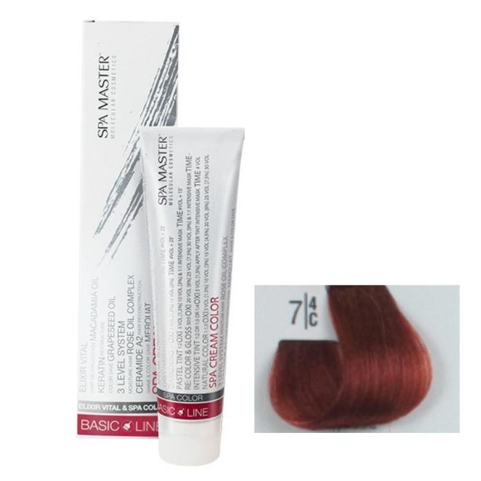 Βαφή Μαλλιών Σωληνάριο Spa Master Cream Color 100ml No7.4 Copper Blond