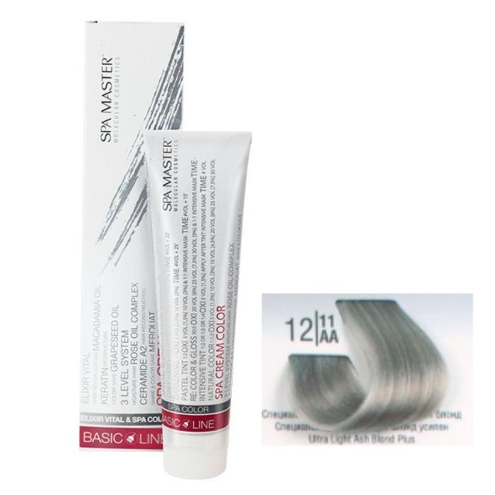 Βαφή Μαλλιών Σωληνάριο Spa Master Cream Color 100ml No12.11 Ultra Light Ash Blond Plus