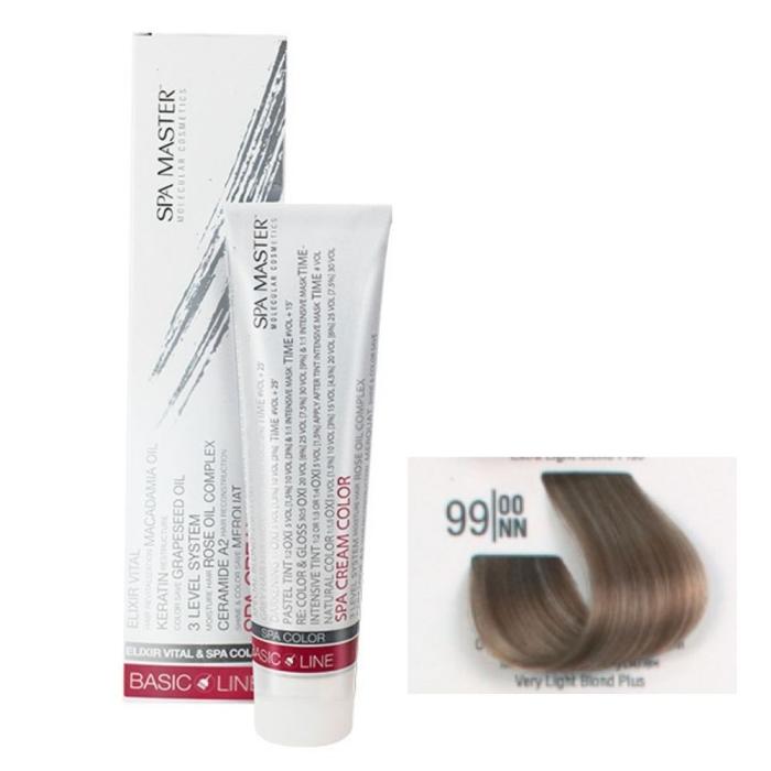 Βαφή Μαλλιών Σωληνάριο Spa Master Cream Color 100ml No99.00 Very Light Blond Plus