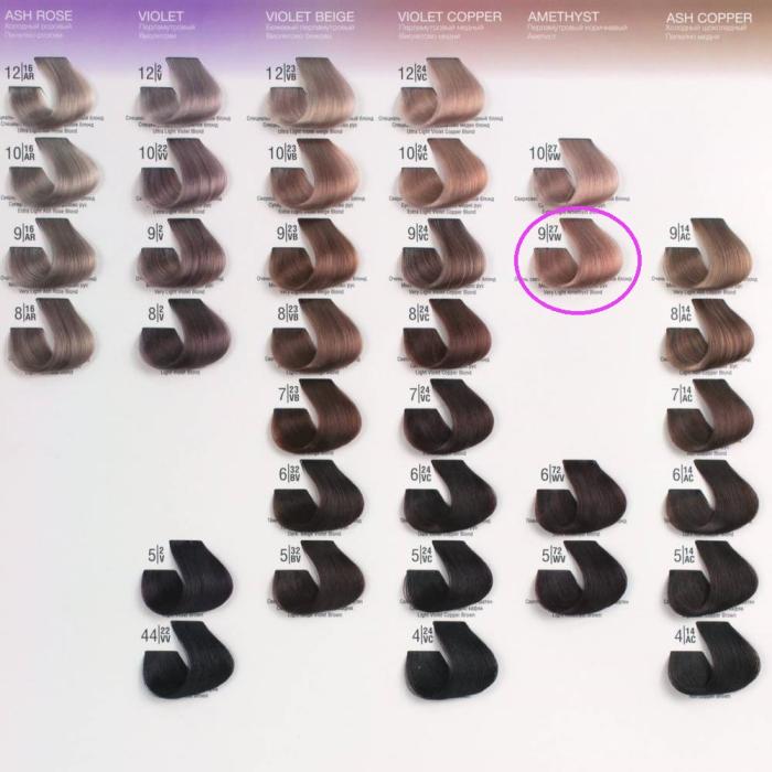 Βαφή Μαλλιών Σωληνάριο Spa Master Cream Color 100ml No9.27 Very Light Amethyst Blond