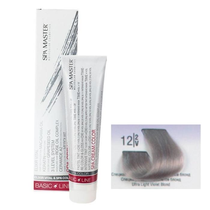 Βαφή Μαλλιών Σωληνάριο Spa Master Cream Color 100ml No12.2 Ultra Light Violet Blond