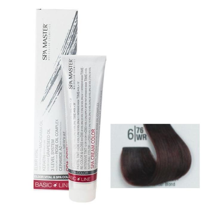 Βαφή Μαλλιών Σωληνάριο Spa Master Cream Color 100ml No6.76 Dark Palisander Blond
