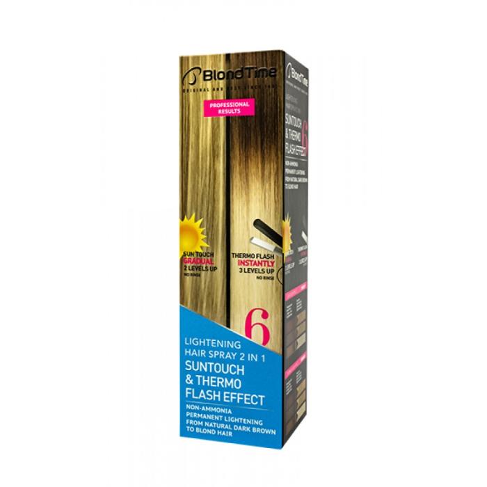 Blond Time Suntouch and Thermo Flash Effect Ξανθιστικό Spray Μαλλιών 2in1 Χωρίς Αμμωνία 200ml