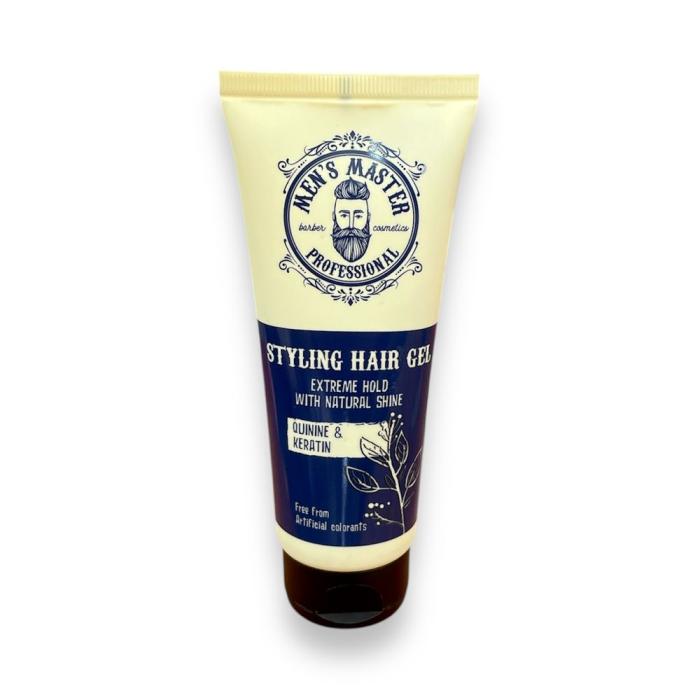Styling Hair Gel Men's Master με Κινίνη & Κερατίνη- Extreme Hold 100ml