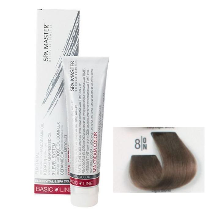 Βαφή Μαλλιών Σωληνάριο Spa Master Cream Color 100ml No8.0 Light Blond