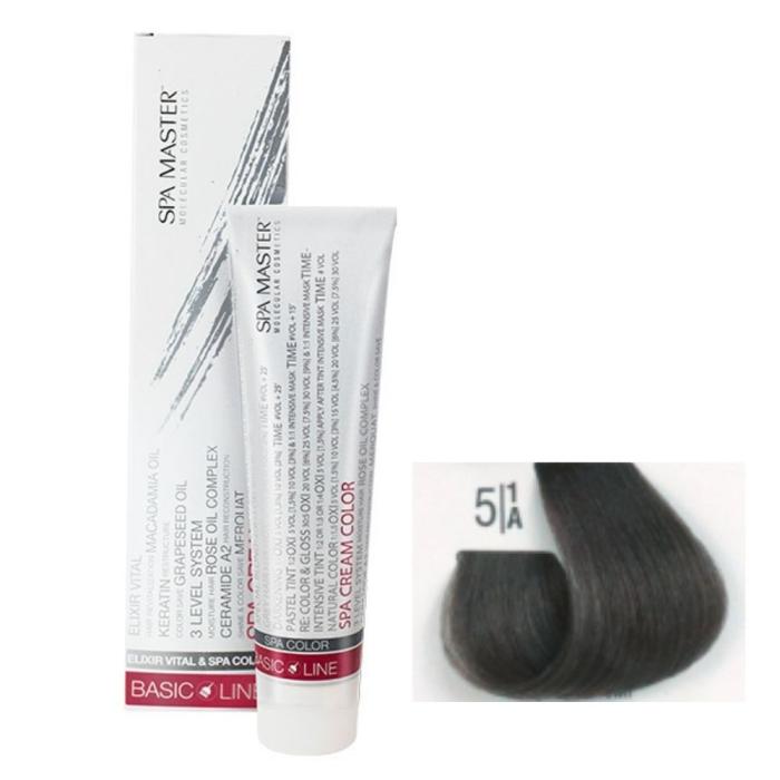 Βαφή Μαλλιών Σωληνάριο Spa Master Cream Color 100ml No5.1 Light Ash Brown