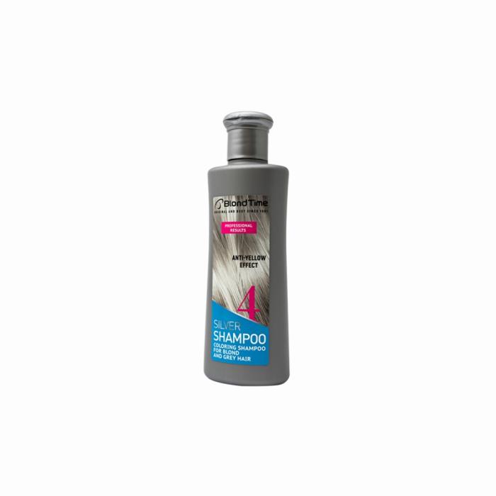 Σαμπουάν Silver Blond Time #4 Κατά του Κιτρινίσματος των Ξανθών και Γκρίζων Μαλλιών 150ml