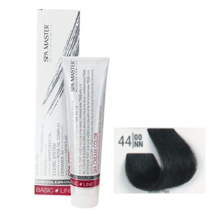 Βαφή Μαλλιών Σωληνάριο Spa Master Cream Color 100ml No44.00 Brown Plus