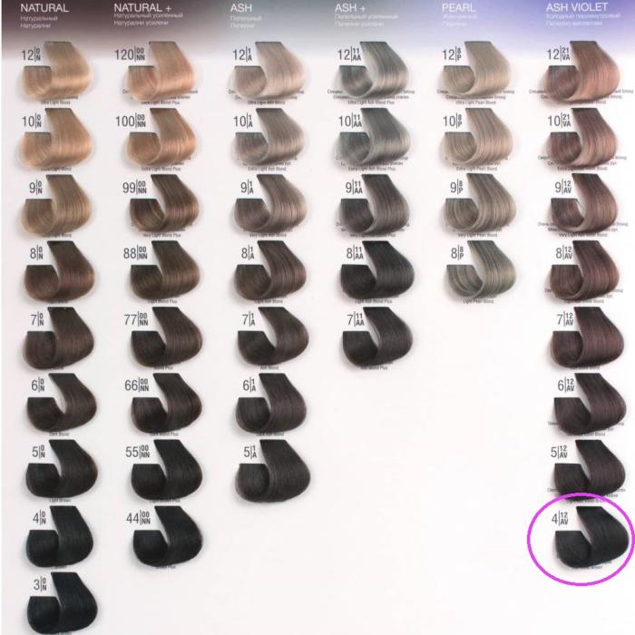Βαφή Μαλλιών Σωληνάριο Spa Master Cream Color 100ml No4.12 Ash Violet Brown