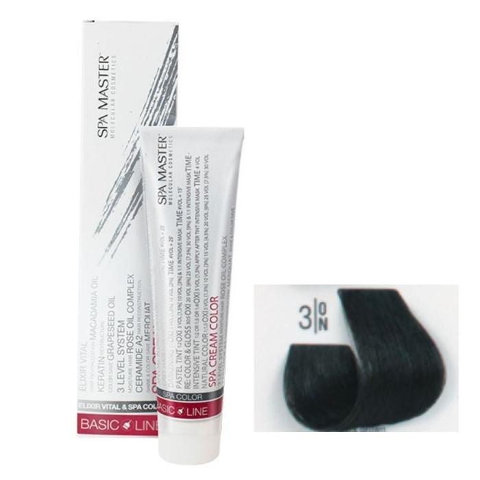 Βαφή Μαλλιών Σωληνάριο Spa Master Cream Color 100ml No3.0 Dark Brown