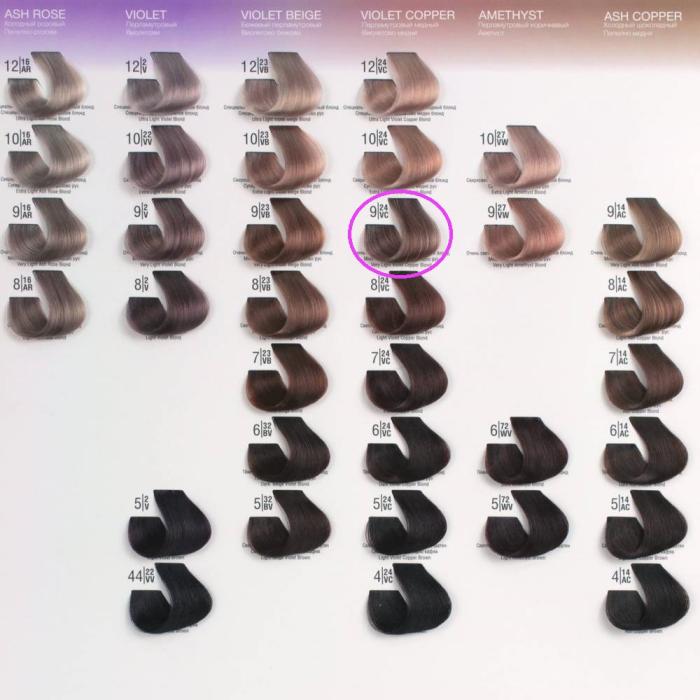 Βαφή Μαλλιών Σωληνάριο Spa Master Cream Color 100ml No9.24 Very Light Violet Copper Blond