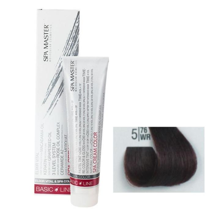 Βαφή Μαλλιών Σωληνάριο Spa Master Cream Color 100ml No5.76 Light Palisander Brown