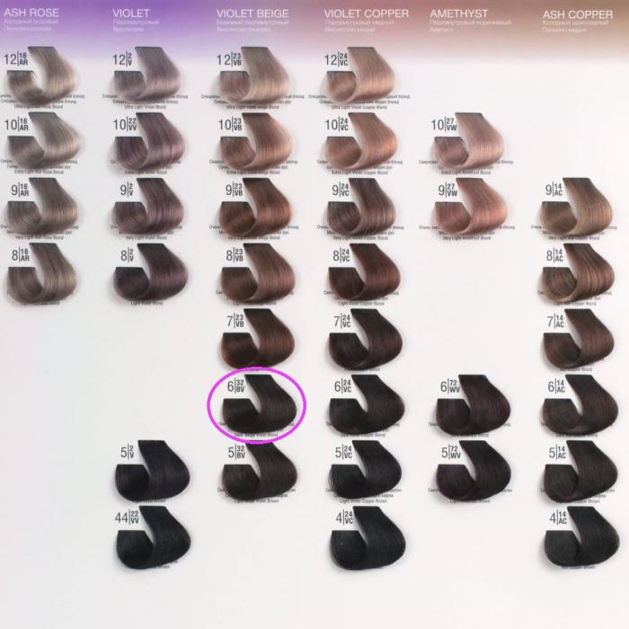 Βαφή Μαλλιών Σωληνάριο Spa Master Cream Color 100ml No6.32 Dark Beige Violet Blond