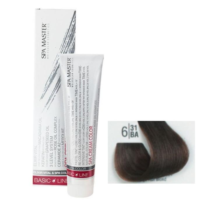 Βαφή Μαλλιών Σωληνάριο Spa Master Cream Color 100ml No6.31 Dark Beige Ash Blond