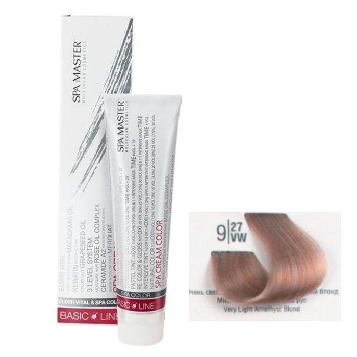 Βαφή Μαλλιών Σωληνάριο Spa Master Cream Color 100ml No9.27 Very Light Amethyst Blond