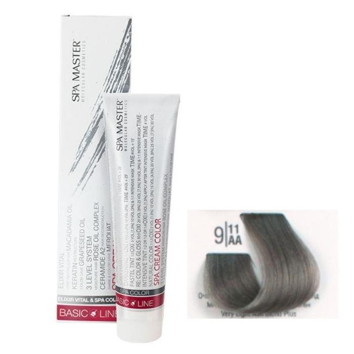 Βαφή Μαλλιών Σωληνάριο Spa Master Cream Color 100ml No9.11 Very Light Ash Blond Plus